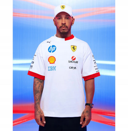 Scuderia Ferrari F1 Drivers Oversized 2025 T-Shirt