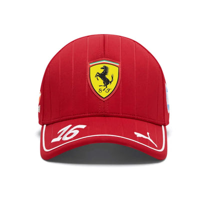 2025 Charles Leclerc Scuderia Ferrari Driver Cap - Miami Special Edition - Red