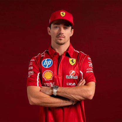2025 Charles Leclerc Scuderia Ferrari Driver Cap - Miami Special Edition - Red