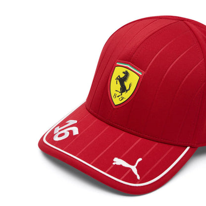 2025 Charles Leclerc Scuderia Ferrari Driver Cap - Miami Special Edition - Red
