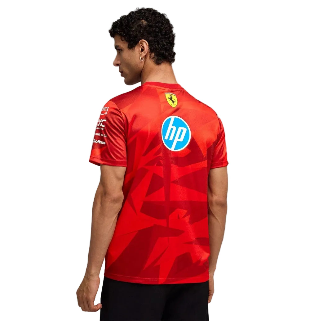 Scuderia Ferrari F1 Puma 2025 Las Vegas GP T-Shirt - Red
