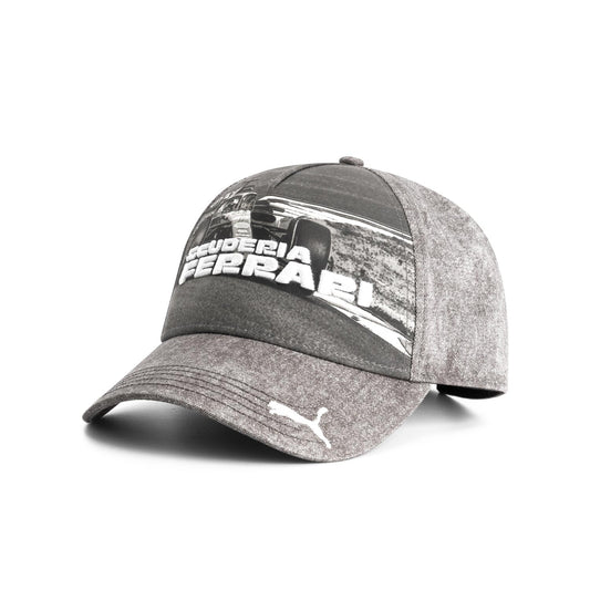 Scuderia Ferrari F1 Grey Graphic Cap Adults