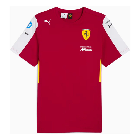 Ferrari AF Corse Hypercar Le Mans 2025 Men's T-Shirt - Dark Cherry