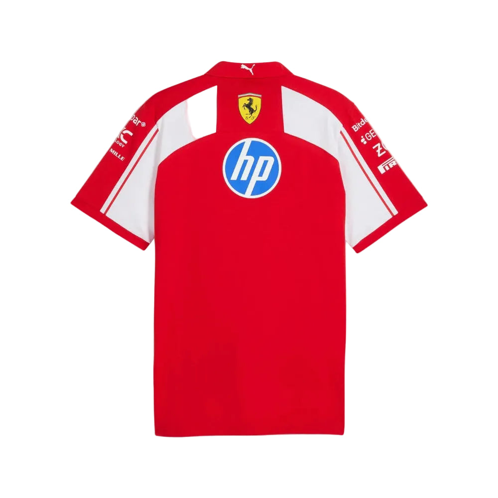 Scuderia Ferrari F1 Puma Men's 2026 Team Polo Shirt - Red