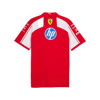 Scuderia Ferrari F1 Puma Men's 2026 Team Polo Shirt - Red