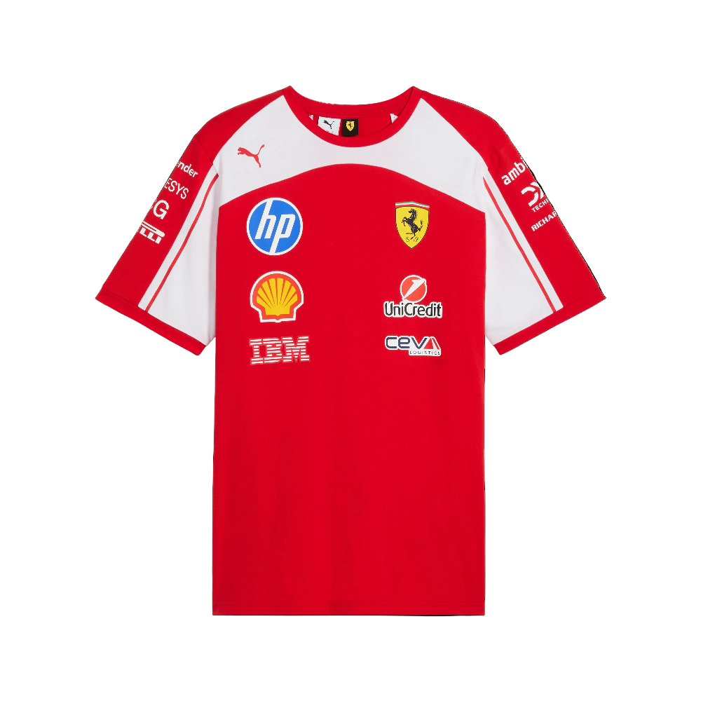 Men's Scuderia Ferrari F1 2026 Team T-Shirt - Red