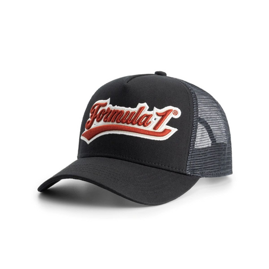 F1 Legacy Adult Trucker Cap - Black