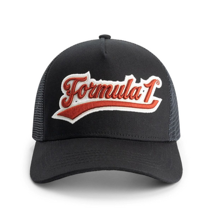 F1 Legacy Adult Trucker Cap - Black