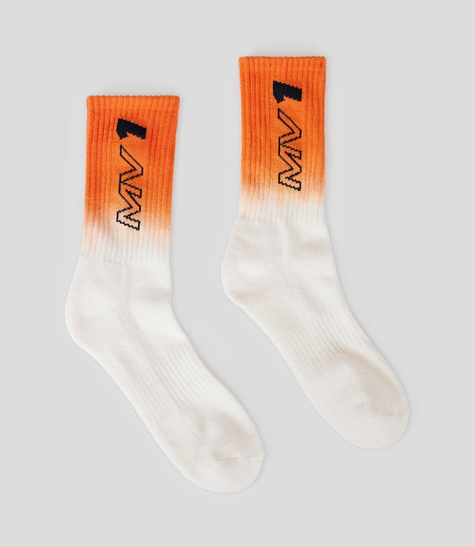 Red Bull Racing Unisex White, Orange Ankle Socks