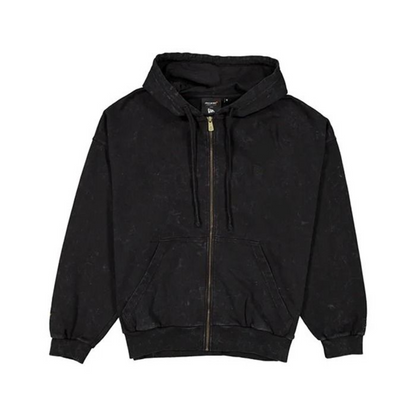 McLaren Racing Washed Black Oversized Full Zip Hoodie