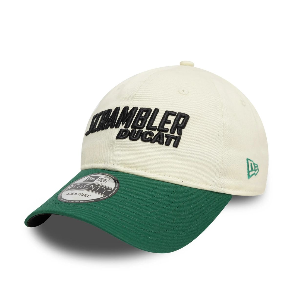 Ducati Scrambler 9Twenty Evergreen / Off White Cap – Unisex