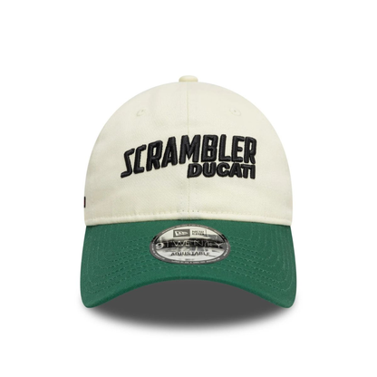 Ducati Scrambler 9Twenty Evergreen / Off White Cap – Unisex