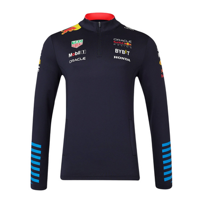 Red Bull Racing F1 2024 Team 1/4 Zip Mid Layer – Navy