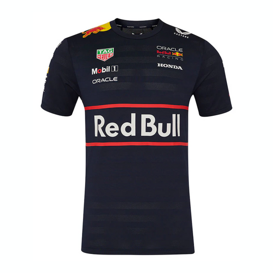 Red Bull Racing F1 Men's 2025 Team Setup T-Shirt- Navy