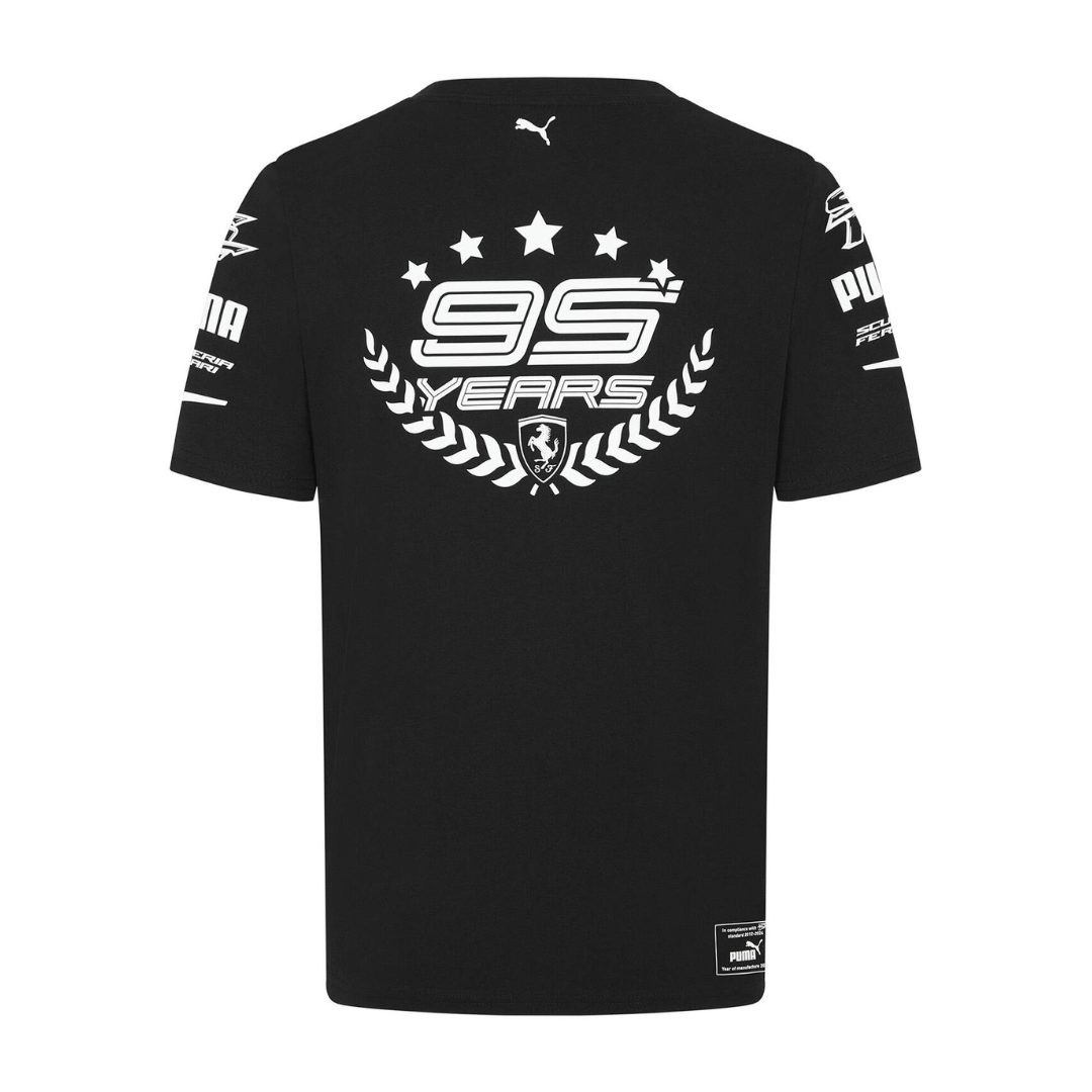 Scuderia Ferrari F1 Celebrating 95th Years T-Shirt - Black