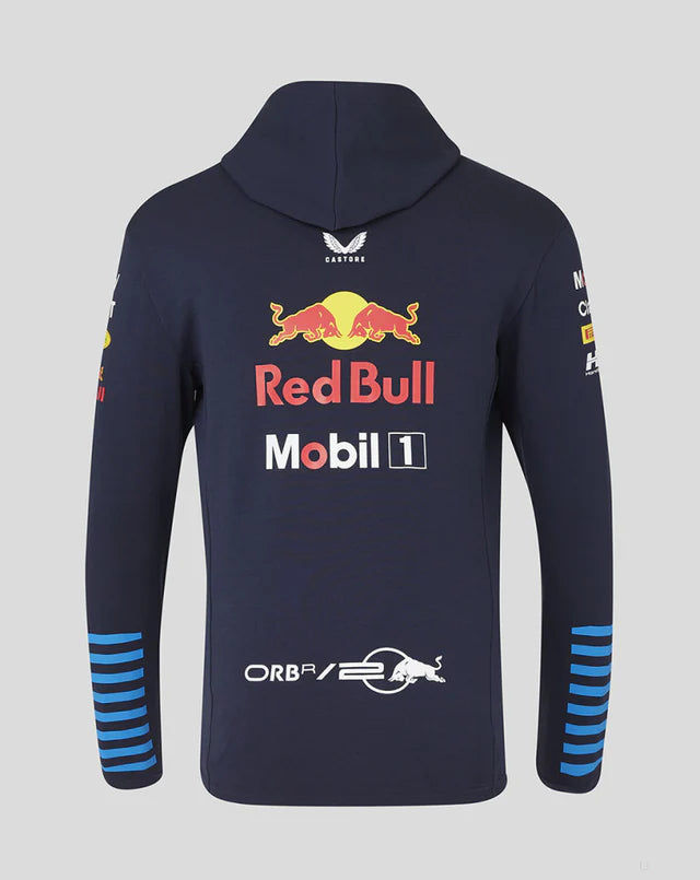 Red Bull Racing F1 Men s 2024 Team Full Zip Hoodie Xcelerate Sport