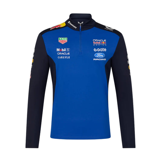 Red Bull Racing F1 2026 Team 1/4 Zip Mid Layer - Blue/Navy