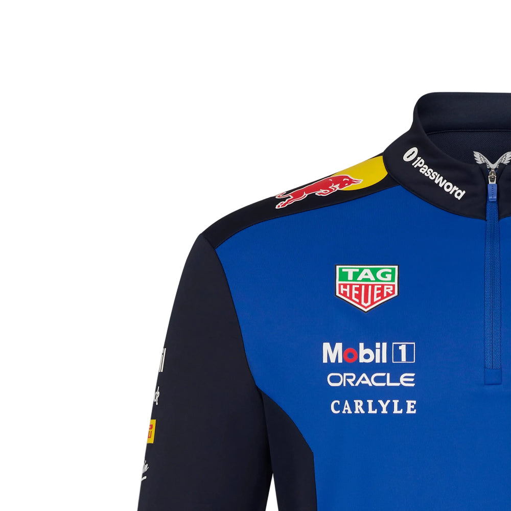 Red Bull Racing F1 2026 Team 1/4 Zip Mid Layer - Blue/Navy