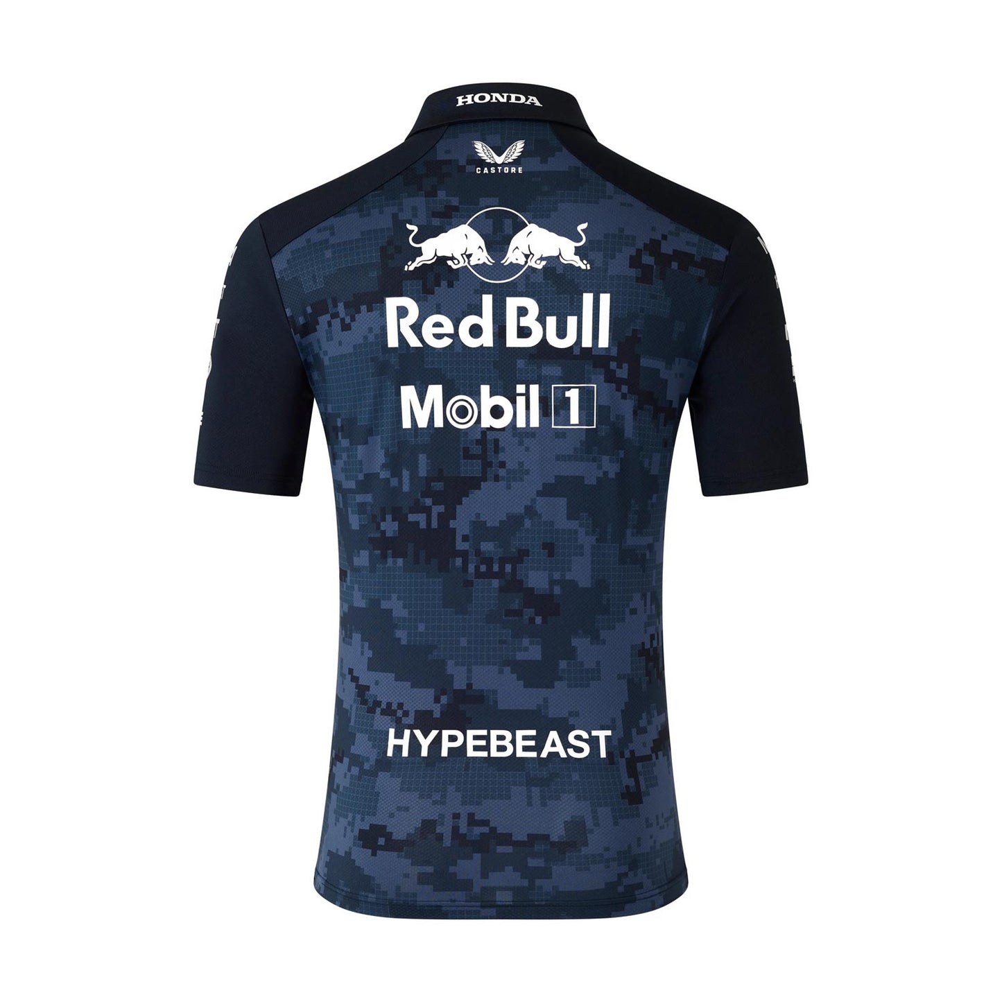Red Bull Racing X Hypebeast Team 2025 Track Polo Shirt - Navy