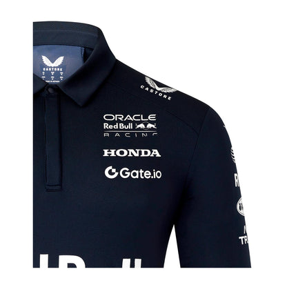 Red Bull Racing X Hypebeast Team 2025 Track Polo Shirt - Navy