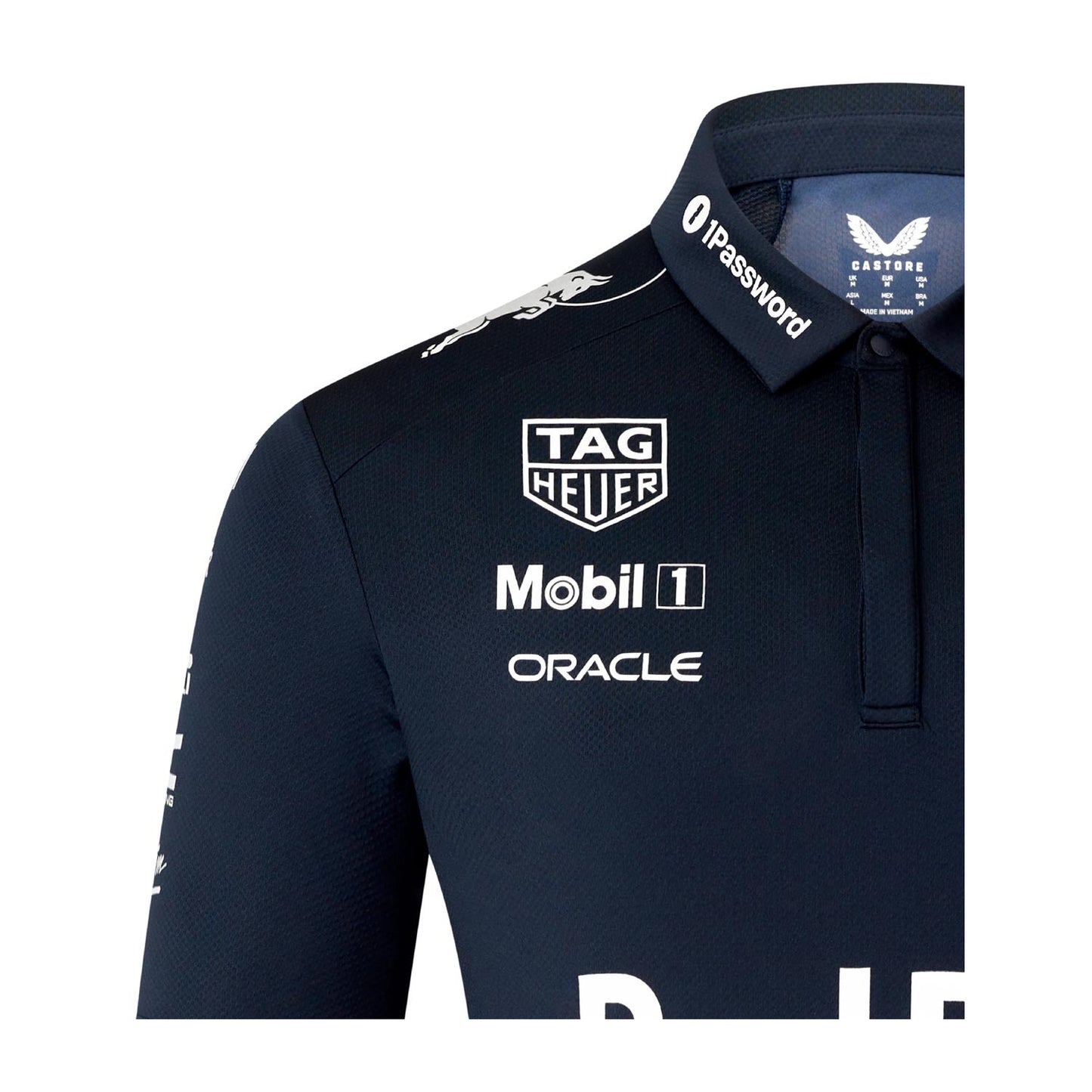 Red Bull Racing X Hypebeast Team 2025 Track Polo Shirt - Navy