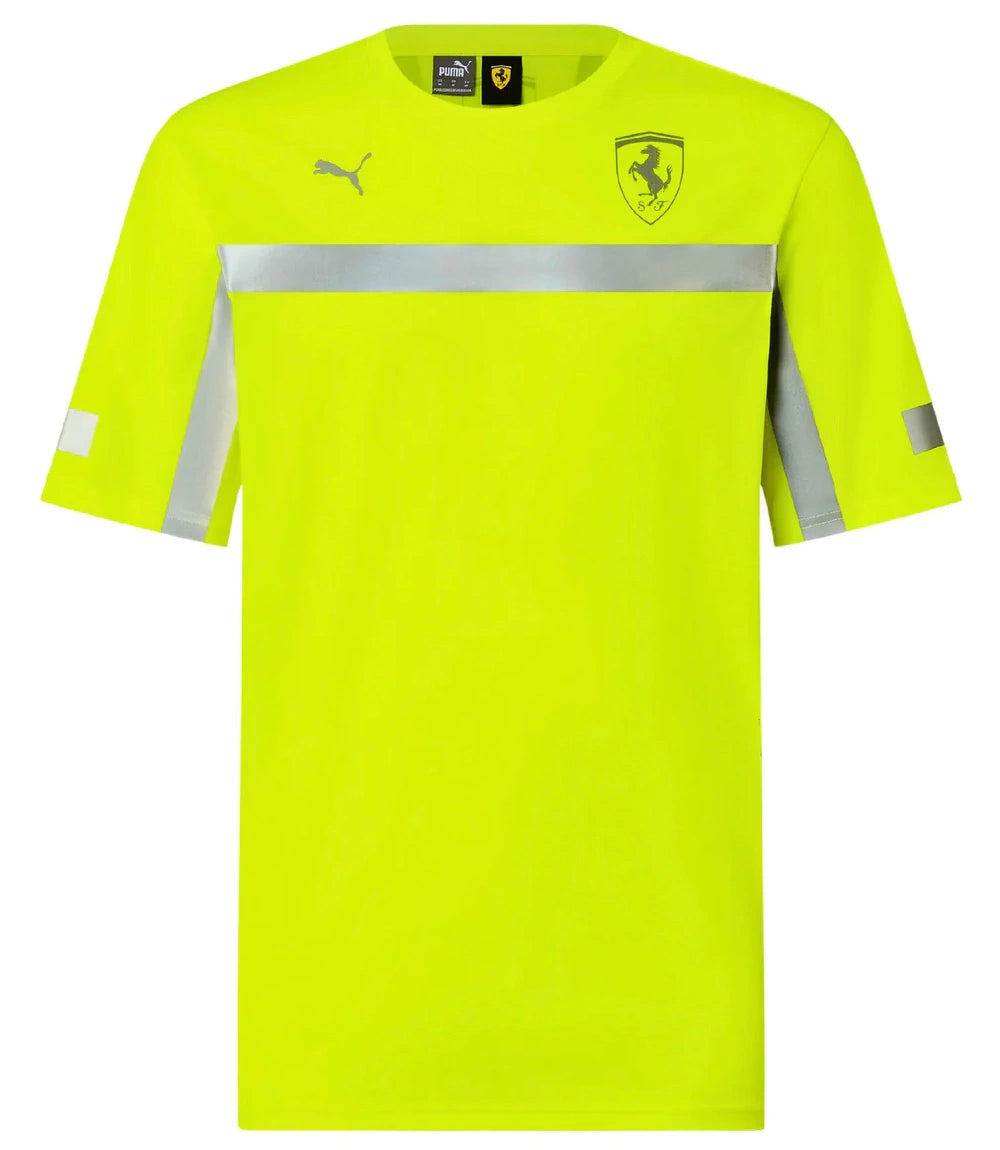 Scuderia Ferrari F1 Men's Reflective T-Shirt - Yellow
