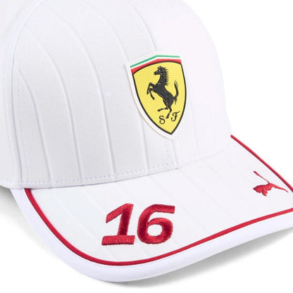 2025 Charles Leclerc Scuderia Ferrari Driver Cap - Miami Special Edition - White