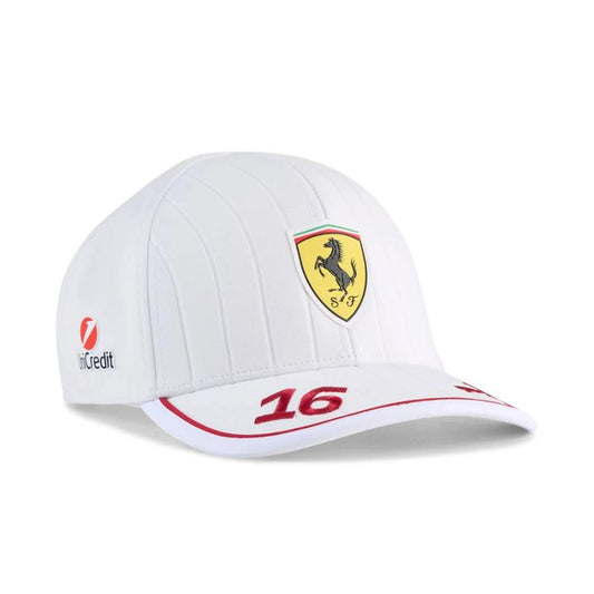 2025 Charles Leclerc Scuderia Ferrari Driver Cap - Miami Special Edition - White