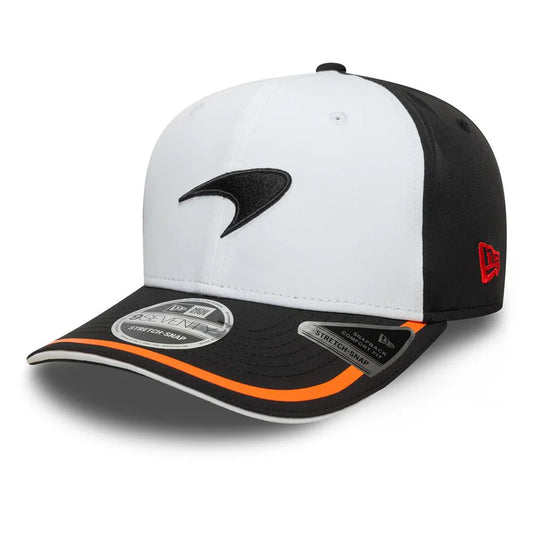 McLaren Racing Recycled Retro White 9SEVENTY Stretch Snap Adjustable Cap