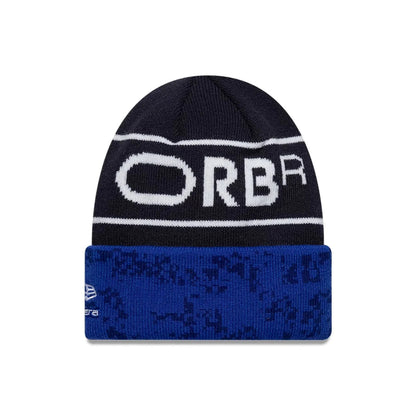 Red Bull Racing Youth Team Dark Blue Cuff Knit Beanie Hat - Kids
