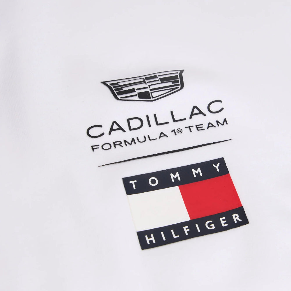 Cadillac F1 X Tommy Hilfiger Logo Tee Mens - White