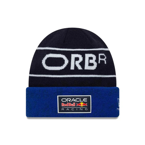 Red Bull Racing Replica Isack Hadjar Dark Blue Cuff Knit Beanie Hat