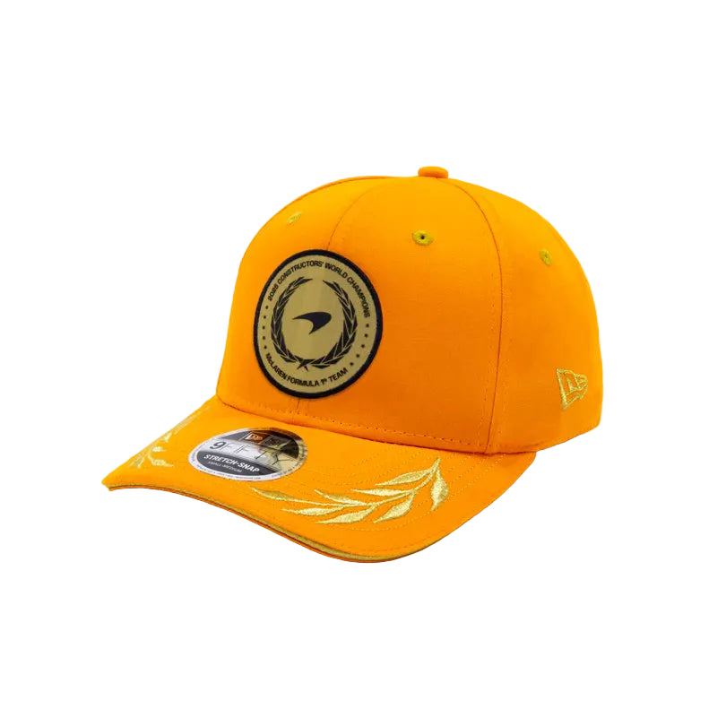 McLaren Racing F1 2025 Constructors Winner 9Fifty Cap Stretch Snap Adults - Papaya