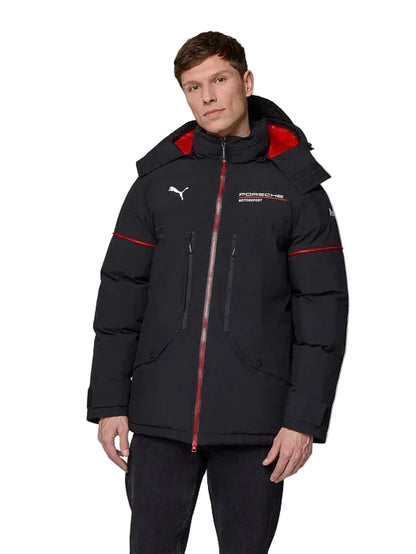 2026 Porsche Motorsport Men's Black Team Winter Jacket