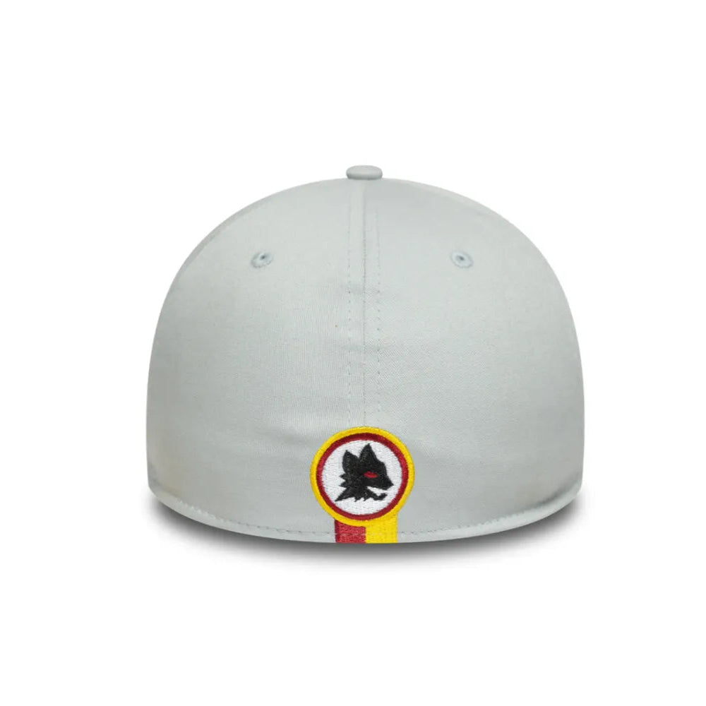 AS ROMA 39Thirty Cap with Lupetto Logo, Adult, Grey