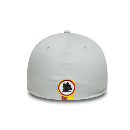 AS ROMA 39Thirty Cap with Lupetto Logo, Adult, Grey