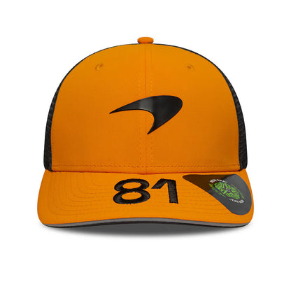 McLaren  2025 Oscar Piastri 9Seventy Cap Stretch Sna - Papaya