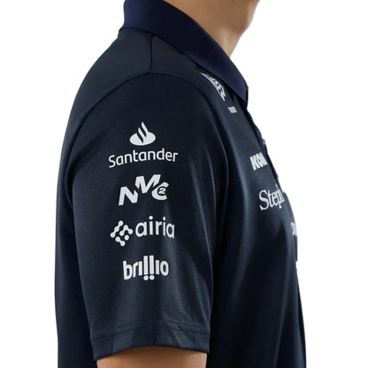 Williams F1 Team 2026 Tech Polo Mens - Night Shift Navy