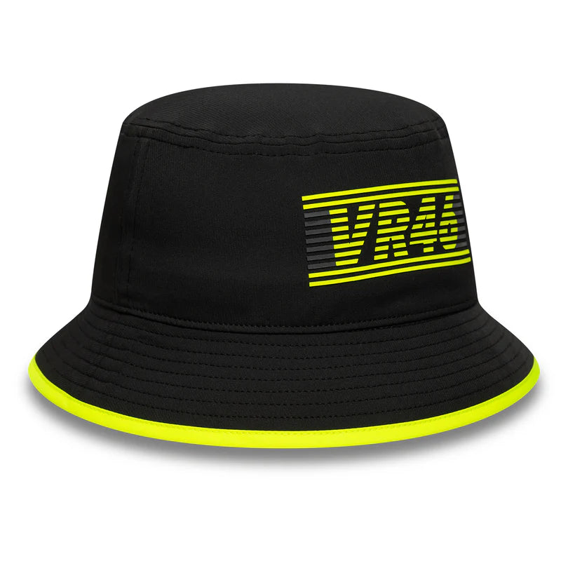 VR46 Recycled Seasonal Bucket Hat Adults - Black