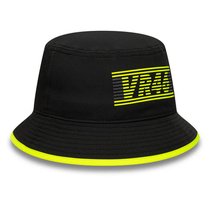 VR46 Recycled Seasonal Bucket Hat Adults - Black