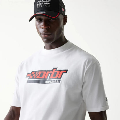 Red Bull Racing F1 Graphic Oversized Tee Adults - White