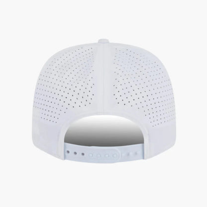 LIV Golf 2025 White 9SEVENTY Stretch Snap Adjustable Cap