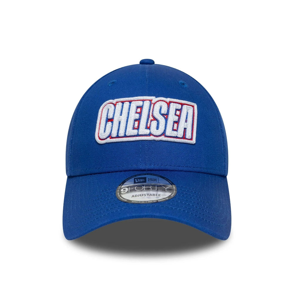 Chelsea FC Lion Crest Keyline Blue 9FORTY Adjustable Cap