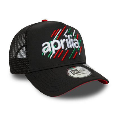 Aprilia Print Trucker Cap Adults - Black