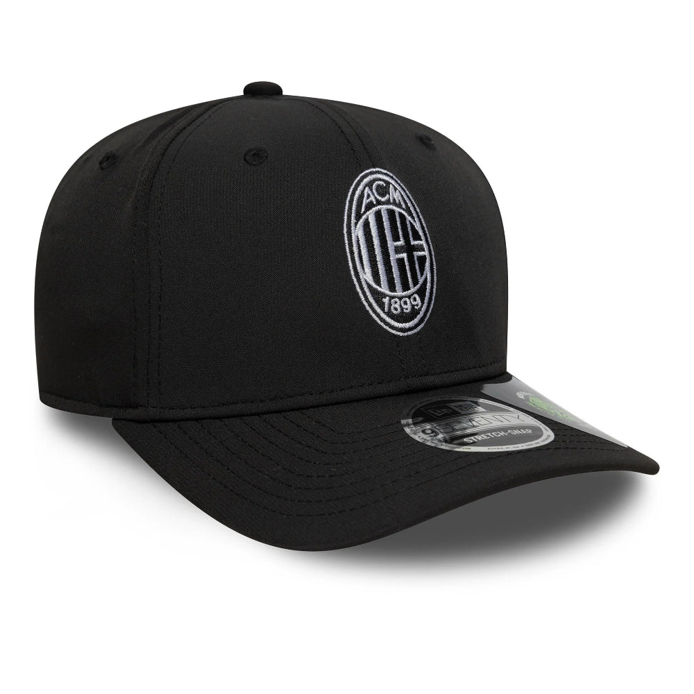 AC Milan Recycled 9Seventy Cap Stretch Snap Adults - Black