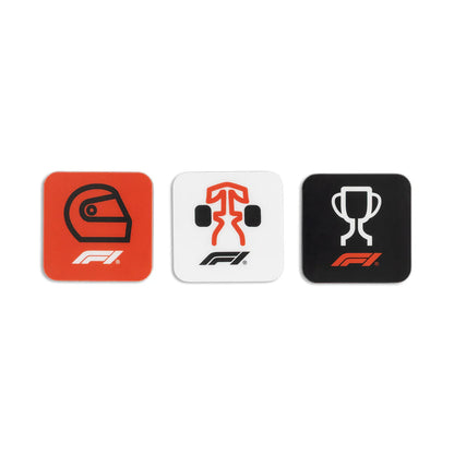 F1 Magnets 3 pack - Multicolor