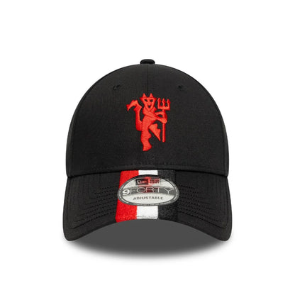 Manchester United FC Stripe Black Adult 9Forty Cap - Unisex