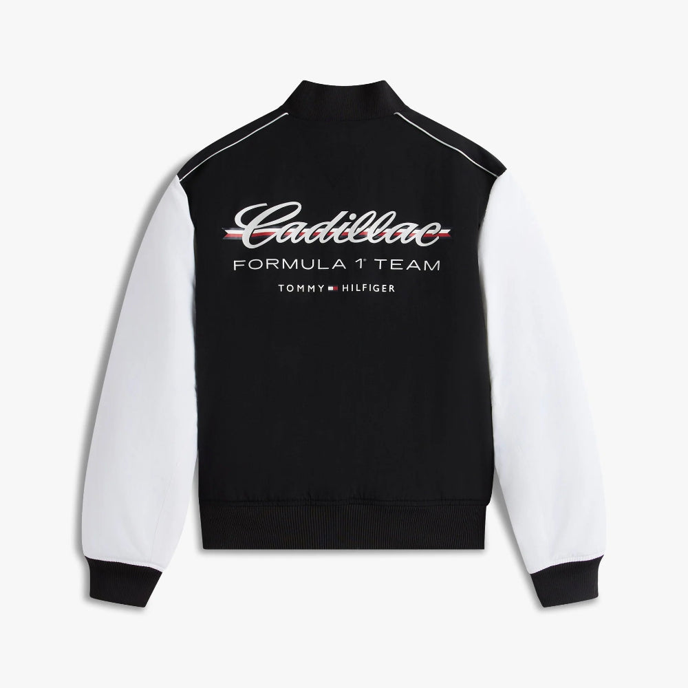 Cadillac F1 X Tommy Hilfiger Bomber Jacket Men's - Black/White
