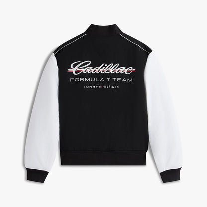 Cadillac F1 X Tommy Hilfiger Bomber Jacket Men's - Black/White