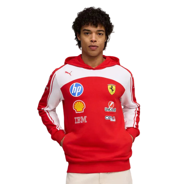Scuderia Ferrari F1 Puma Men's 2026 Team Hoodie - Red